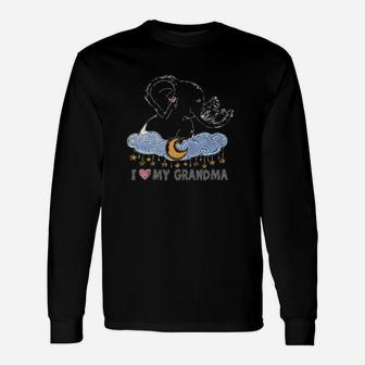 I Love My Grandma Elephant Long Sleeve T-Shirt - Seseable