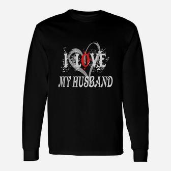 I Love My Husband Shirt Long Sleeve T-Shirt - Seseable