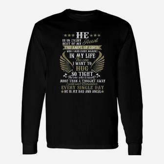 Love And Remember Every Single Day Dad Remembrance Memorial Day Long Sleeve T-Shirt - Seseable