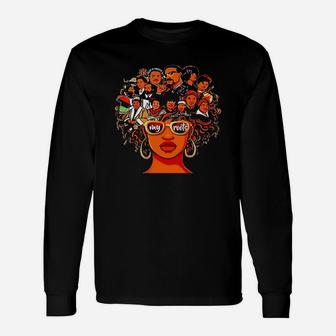 I Love My Roots T-shirt Black History Month Black Women B079z29cpf 1 Long Sleeve T-Shirt - Seseable