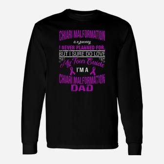 I Love My Tour Guide I Am A Chiari Malformation Dad Long Sleeve T-Shirt - Seseable