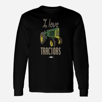 I Love Tractors Oliver 88 Long Sleeve T-Shirt - Seseable