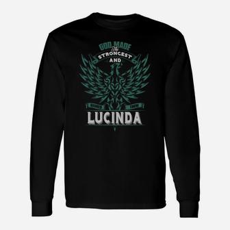 Lucinda Shirt, Lucinda Name, Lucinda Name Shirt Long Sleeve T-Shirt - Seseable