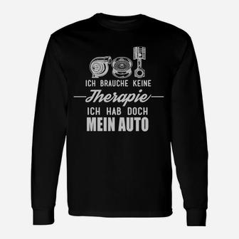 Lustiges Auto-Therapie Langarmshirts für Autoliebhaber - Seseable