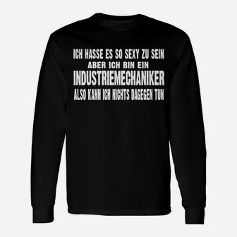 Lustiges Industriemechaniker Langarmshirts mit Spruch, Ideal für Arbeit - Seseable