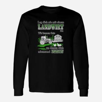 Lustiges Landwirt Langarmshirts, Sprüche für Bauern & Agrar-Fans - Seseable