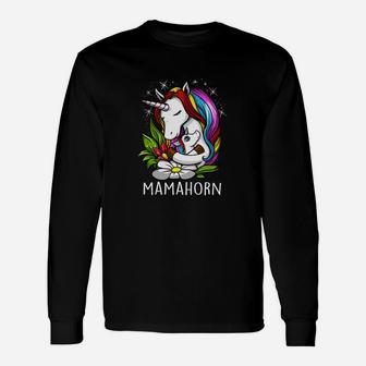 Magisches Einhorn-Mama und Baby Langarmshirts 'Mamahorn' für Mütter - Seseable