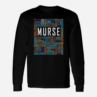 Male Nurse Man Nurse Murse International Nurse Day Long Sleeve T-Shirt - Seseable