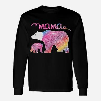 Mama Bear Mama Bear birthday Long Sleeve T-Shirt - Seseable