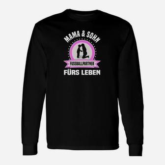 Mama & Sohn Fußballpartner Langarmshirts, Lebenslanges Team-Design - Seseable