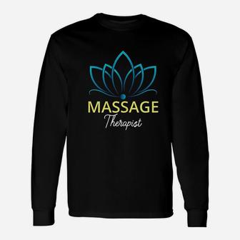 Massage Therapist Professional Massage Therapist Long Sleeve T-Shirt - Seseable