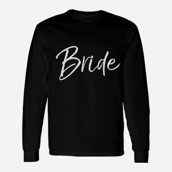 Matching Getting Ready Bride And Groom Wedding Long Sleeve T-Shirt - Seseable