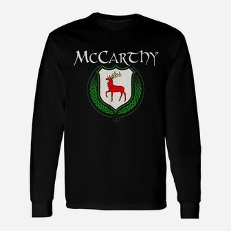 Mccarthy Surname Irish Last Name Mccarthy Long Sleeve T-Shirt - Seseable