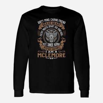 Mclemore Brave Heart Eagle Name Shirts Long Sleeve T-Shirt - Seseable