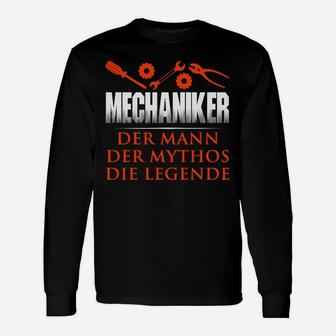 Mechaniker Der Mann Der Mythos Die Legende Langarmshirts - Seseable