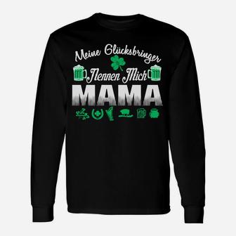 Mein Glucksbringer Nennen Mich Mama Langarmshirts - Seseable