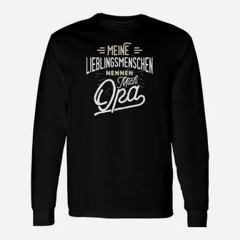 Mein Lieblingsmenschen Nennen Mich Opa Langarmshirts - Seseable