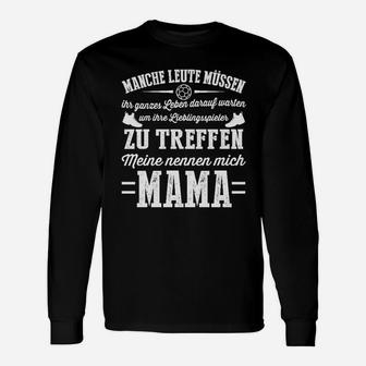 Mein Nennen Mich Mama Handball Langarmshirts - Seseable