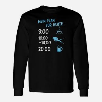 Mein Plan-Pelz-Heute Tauchen Langarmshirts - Seseable