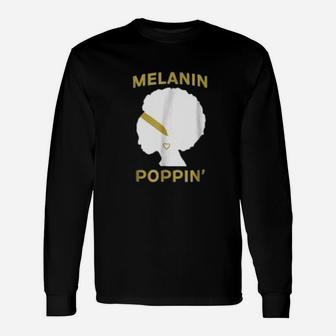 Melanin Popping Vintage Long Sleeve T-Shirt - Seseable