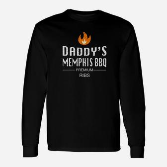 Memphis Dad Bbq Daddy Premium Ribs Memphis Dad Premium Long Sleeve T-Shirt - Seseable