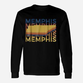 Memphis Tennessee Vintage Long Sleeve T-Shirt - Seseable