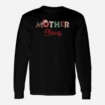 Merry Christmas Cute Present For Mothers Claus Long Sleeve T-Shirt - Seseable