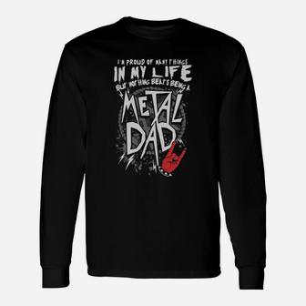 Metal Dad Long Sleeve T-Shirt - Seseable