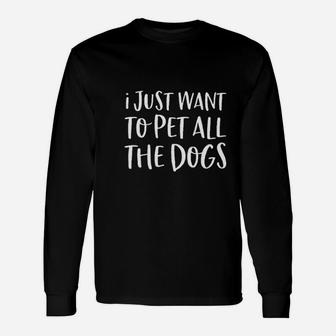 Mikialong Dog Mom Pet All The Dogs Mom Long Sleeve T-Shirt - Seseable