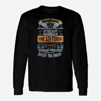 Military Forces Long Sleeve T-Shirt - Seseable