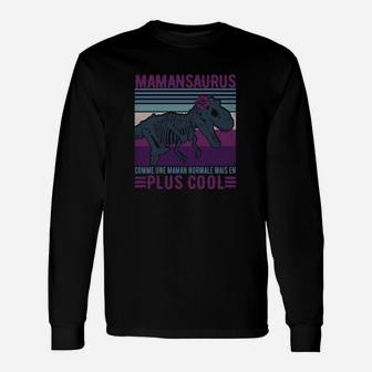 Mollysaurus Langarmshirts, Coole Mama Dinosaurier-Design - Seseable