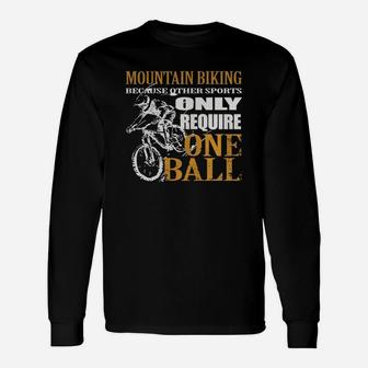 Mountain Bike Shirts For Mountain Bikers Long Sleeve T-Shirt - Seseable