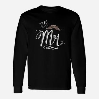 Mr And Mrs For Couples Wedding Anniversary Newlywed Long Sleeve T-Shirt - Seseable