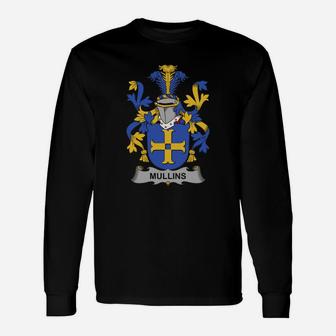 Mullins Crest Irish Crests Ii Long Sleeve T-Shirt - Seseable