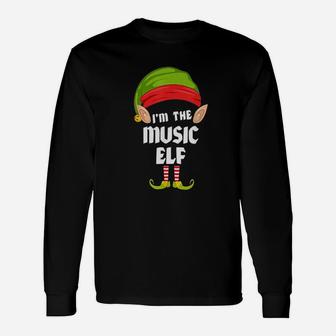 Music Elf Matching Group Pj Christmas Long Sleeve T-Shirt - Seseable