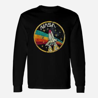 Nicetage Vintage Space Shuttle Long Sleeve T-Shirt - Seseable