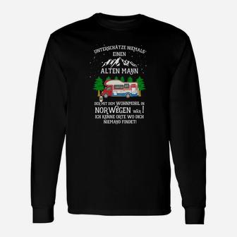 Norwegen Mann Wohnmobil Langarmshirts - Seseable