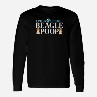 Novelty Fathers Day Dog Dad Beagle Papa Premium Long Sleeve T-Shirt - Seseable