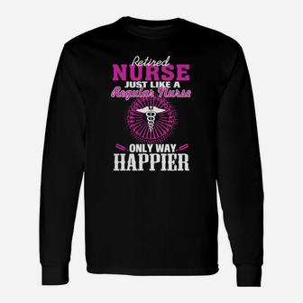 Nurse Retirement Retirement For Nurse Long Sleeve T-Shirt - Seseable