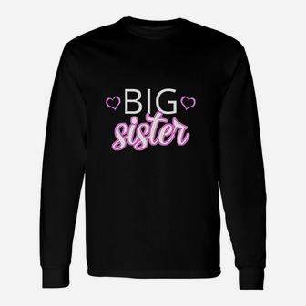 Older Sibling Big Sister Long Sleeve T-Shirt - Seseable