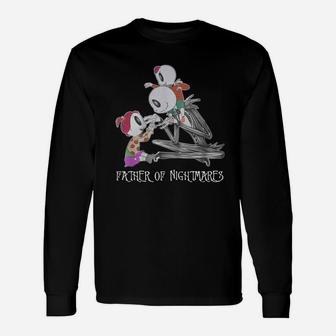 One Boy One Girl Father Of Nightmares Long Sleeve T-Shirt - Seseable