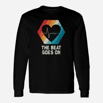 Open Heart Surgery Survivor Post Attack Recovery Long Sleeve T-Shirt - Seseable