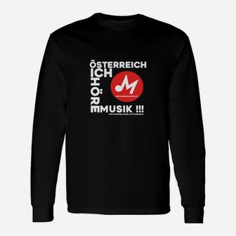 Österreich Ich Höre Musik Langarmshirts - Seseable