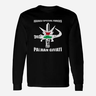 Palhan Givati Idf Israeli Special Forces Commando Long Sleeve T-Shirt - Seseable