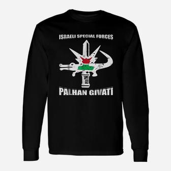 Palhan Givati Idf Israeli Special Forces Commando Long Sleeve T-Shirt - Seseable