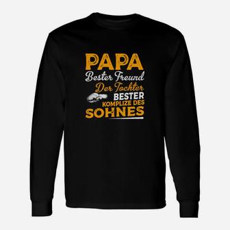 Papa Bester Freund Der Thercher- Langarmshirts - Seseable