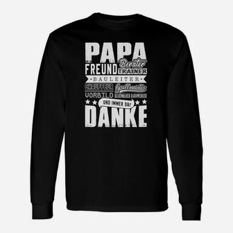 Papa Freund Berater Trainer Bauleiter Langarmshirts - Seseable