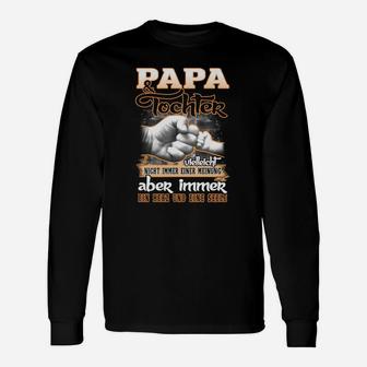 Papa Tochter Immer Ein Herz Und Eine Seele Langarmshirts - Seseable