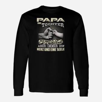 Papa und Tochter Herz & Seele Verbundenheit Langarmshirts - Seseable