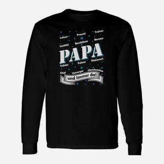 Papa Wortwolke Design Langarmshirts, Liebevolle Beschreibungen für Väter - Seseable